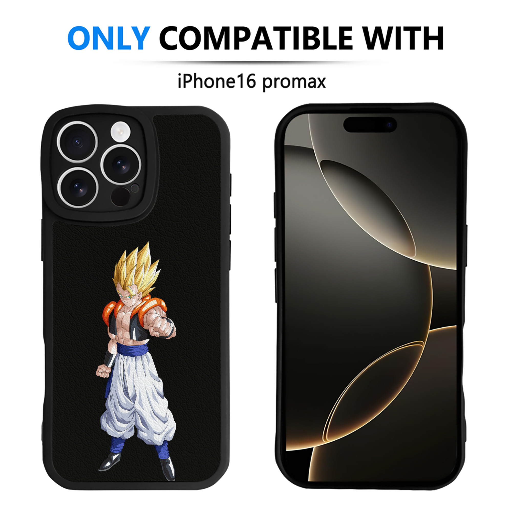 （画像用） ドラゴンボール ベジータ四世（Bejīta Yonsei）DRAGON BALL Vegeta IV 【iPhone 16シリーズ対応】シリコンスマホケース（レザー調） 材質：シリコン
